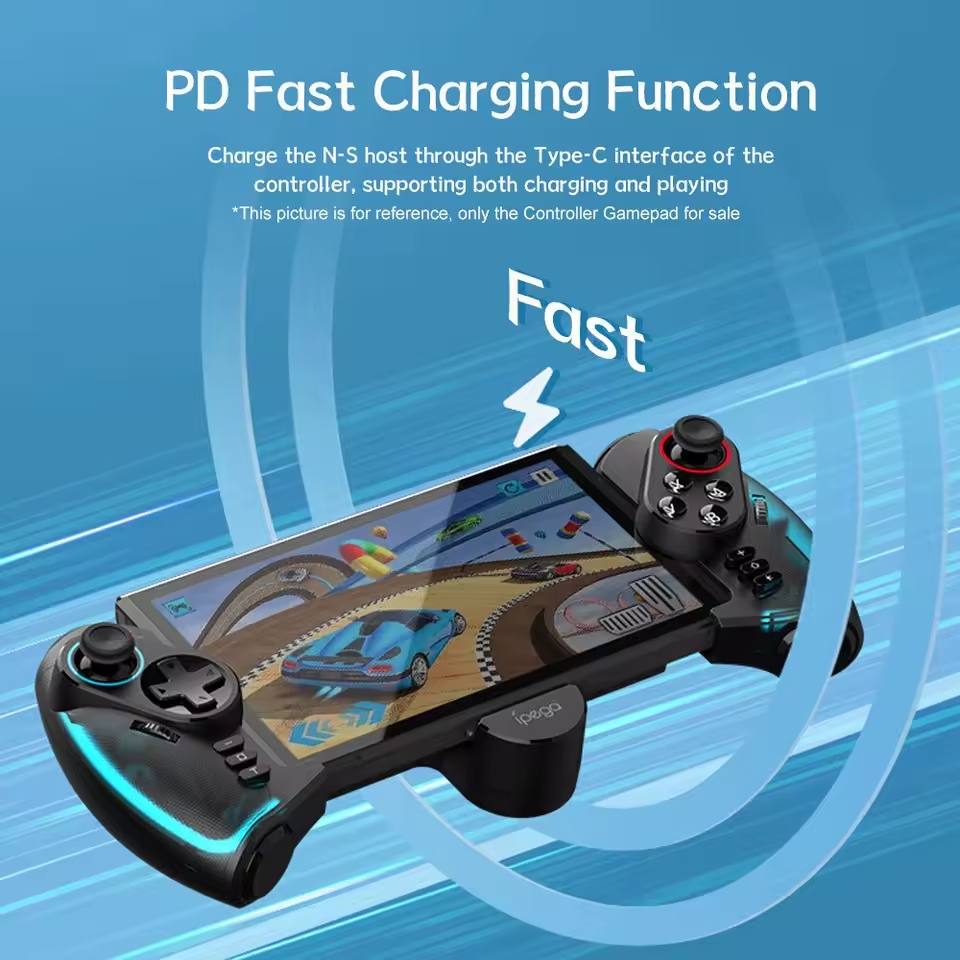 Bilişim Burada SW777 Gamepad RGB ışık gerdirilebilir el oyun denetleyicisi İç Kablosuz Wireless Bluetooth Oyun Kolu Anahtarı 